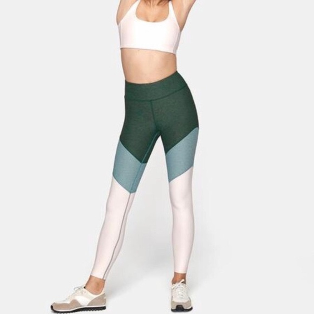 Outdoor Voices Tri Color Leggings